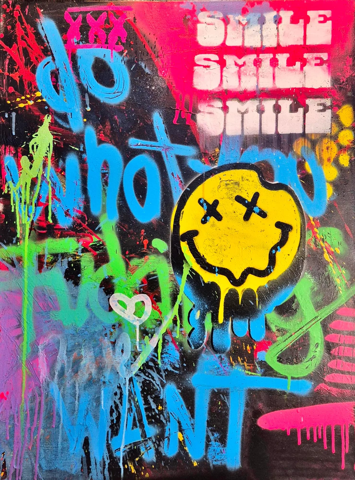 SMILE SMILE SMILE – handgefertigtes Original von Tobias Kutz