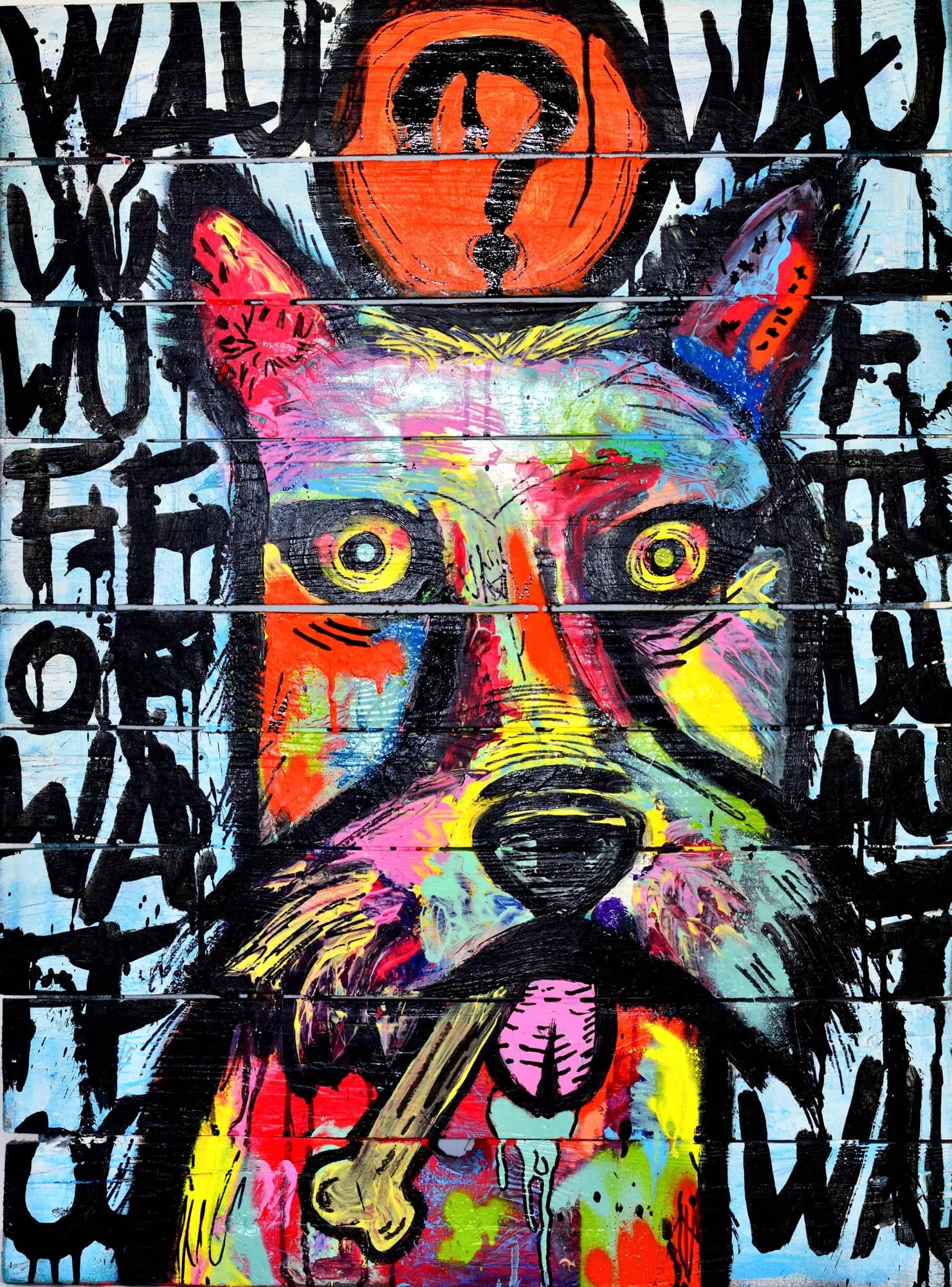 WAUF WUFF HUND – handgefertigtes Original von Tobias Kutz