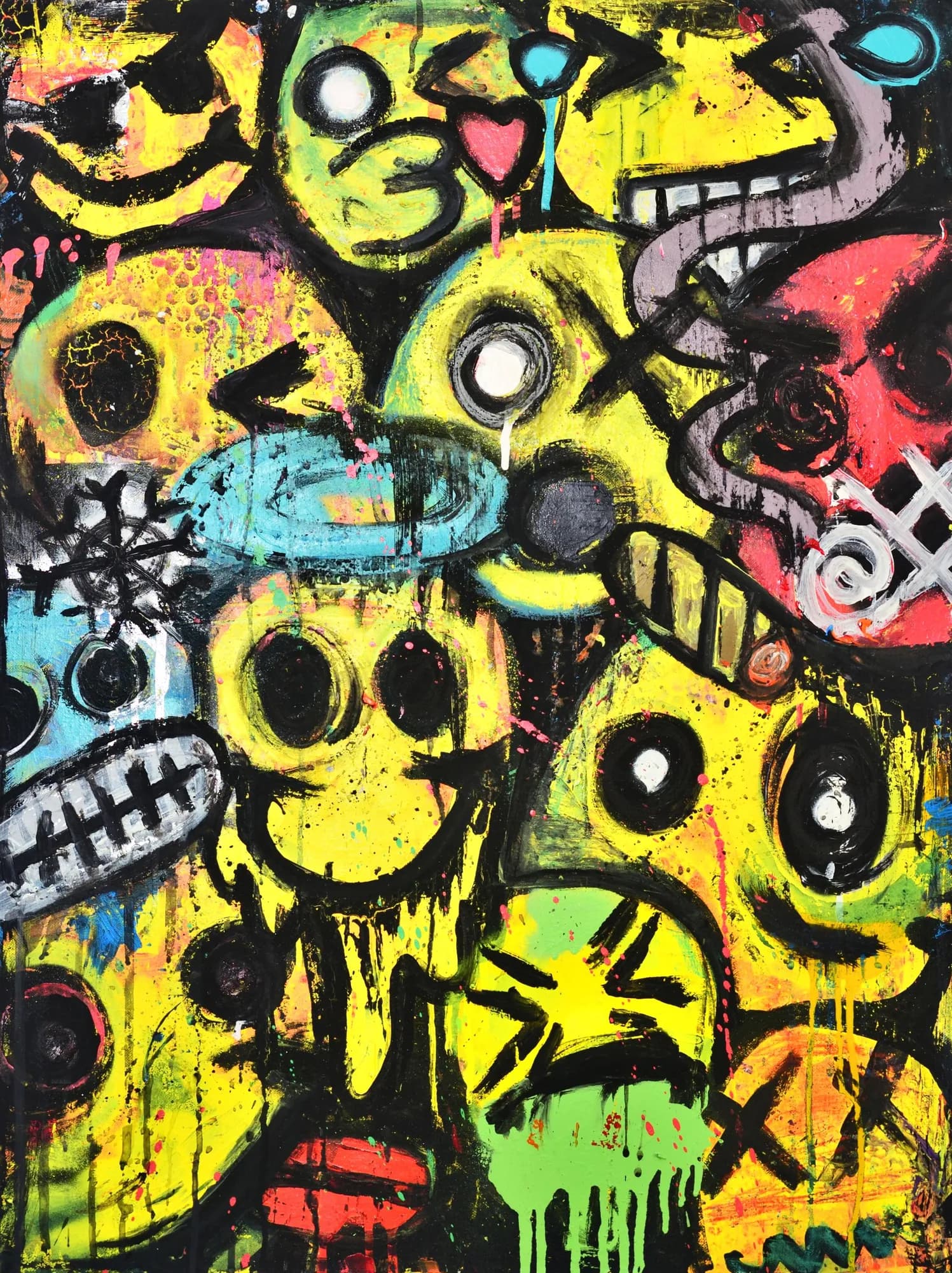 NEGATIVE EMOTIONS – handgefertigtes Original von Tobias Kutz