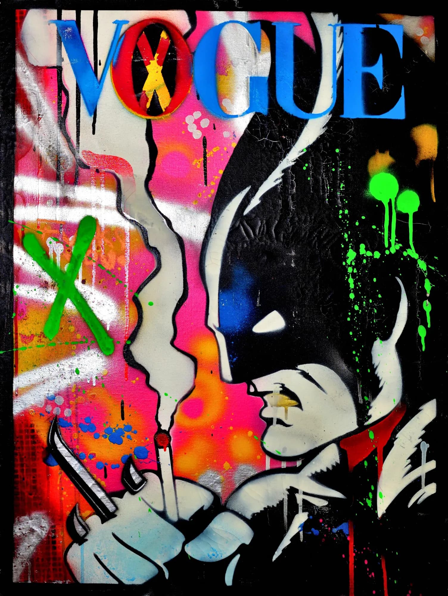 X MEN VOGUE – handgefertigtes Original von Tobias Kutz