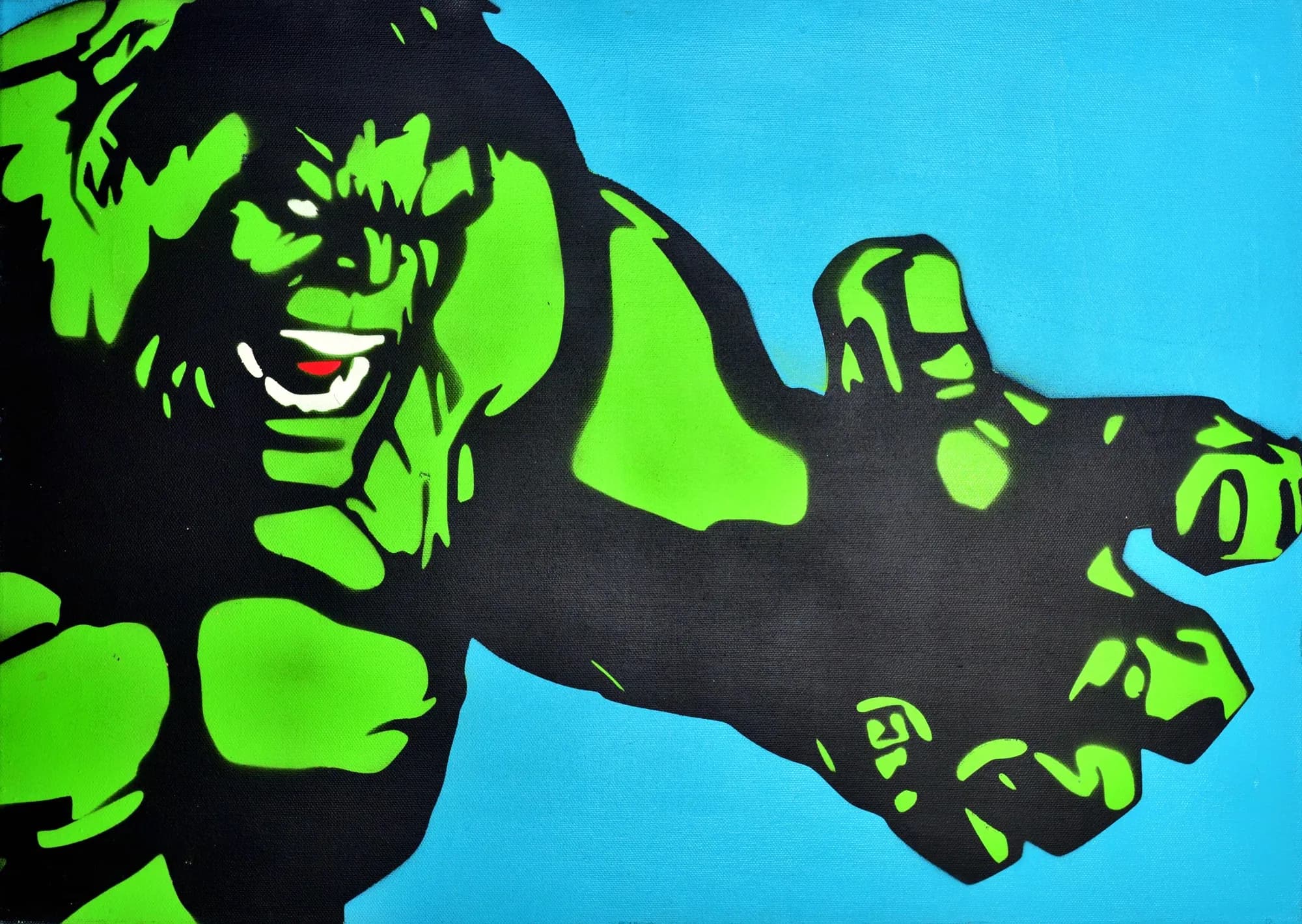 HULK – handgefertigtes Original von Tobias Kutz