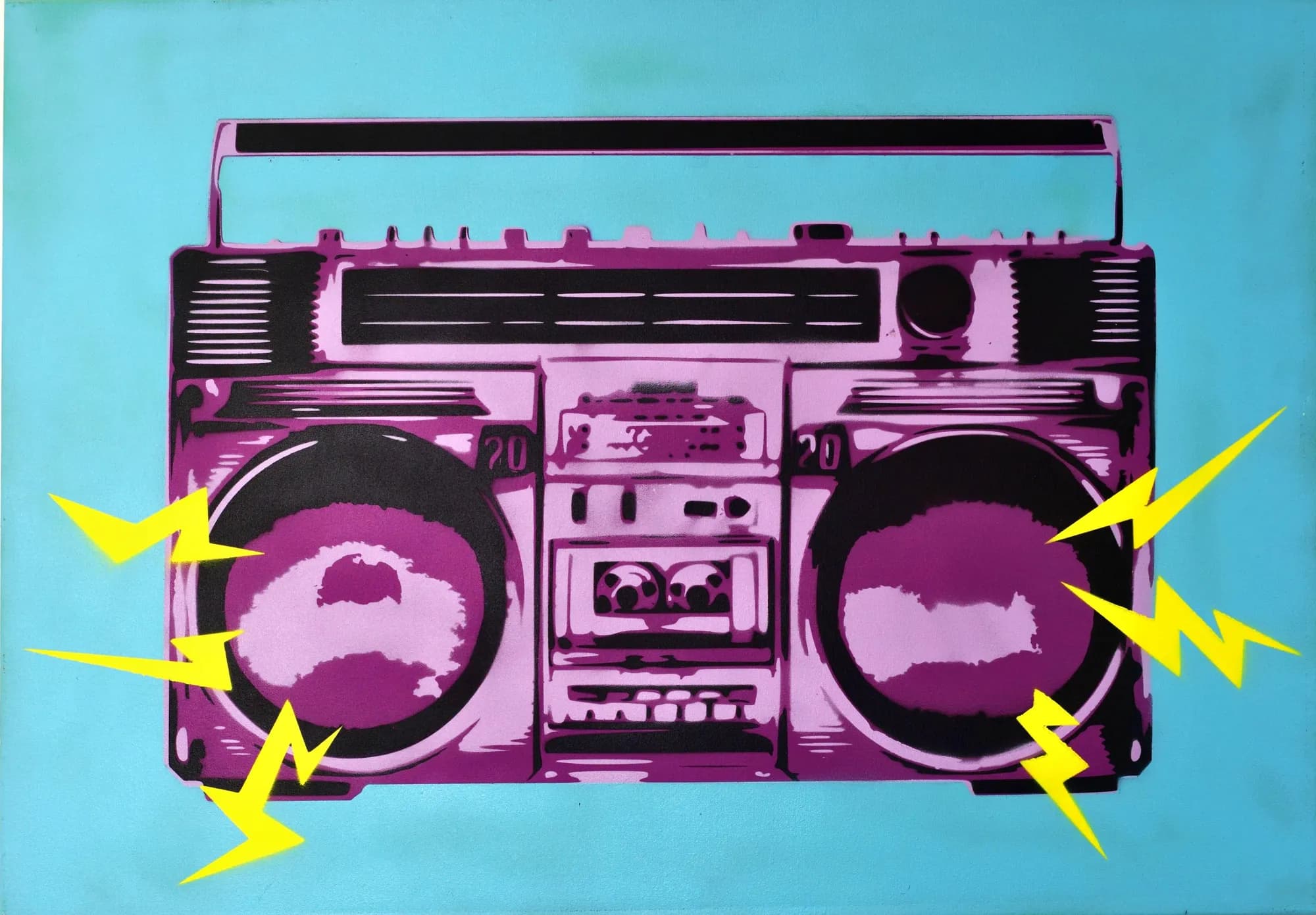 GHETTO BLASTER 1.0 – handgefertigtes Original von Tobias Kutz